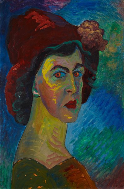 Selfportrait I de Marianne von Werefkin